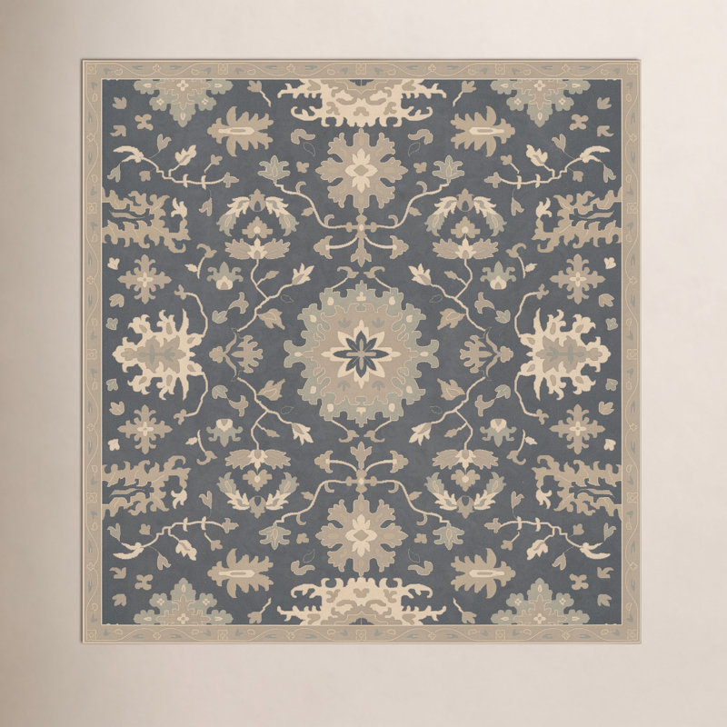 Arden Hand-Tufted Wool Area Rug, Square 9'9"