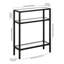 Adamson 55.9cm Glass Top Console Table-60649385