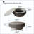 Round Coffee Table with Hidden Storage
