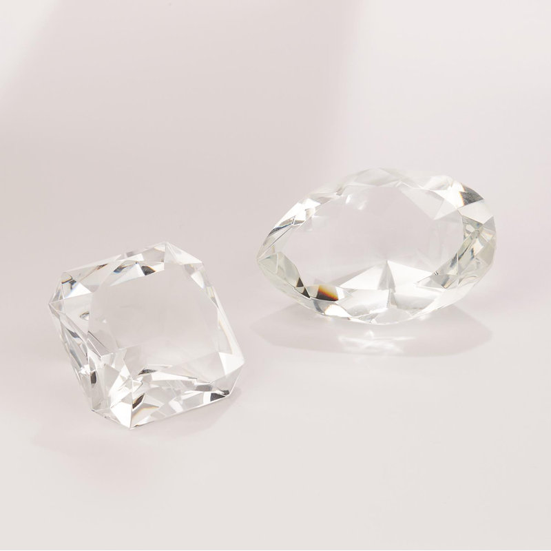 Oxford Jewels-Princess, Clear, 1.5" H x 2.5" W x 2.5" D