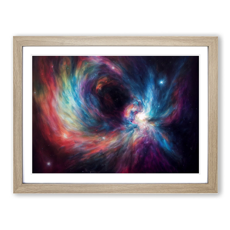 Galaxy Vol.3 - Framed Print, Oak Framed, 46cm H x 64cm W x 2cm D