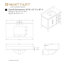 Ensemble de meuble-lavabo simple 42 po avec plateau en marbre Chambery-94811316-94811307