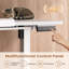 Bureau de jeu électrique 47 po pliable, bureau d'ordinateur long avec multiprise-1901741473-1902520817