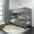 Kids Twin Over Twin Bunk Bed-1836659041