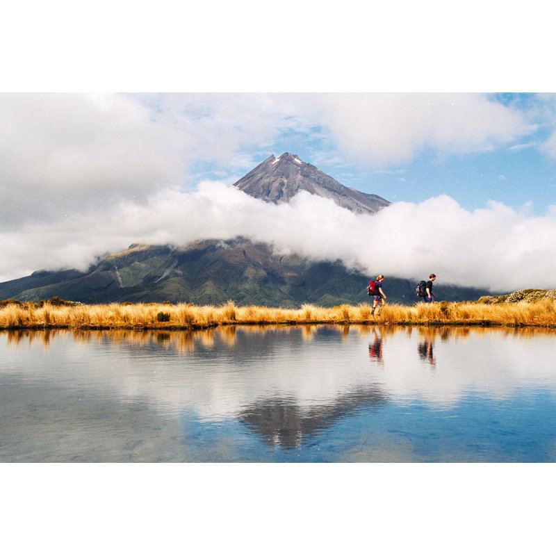 Mount Taranaki Egmont by Wilpunt - Wrapped Canvas Print, 30cm H x 46cm W x 3.8cm D