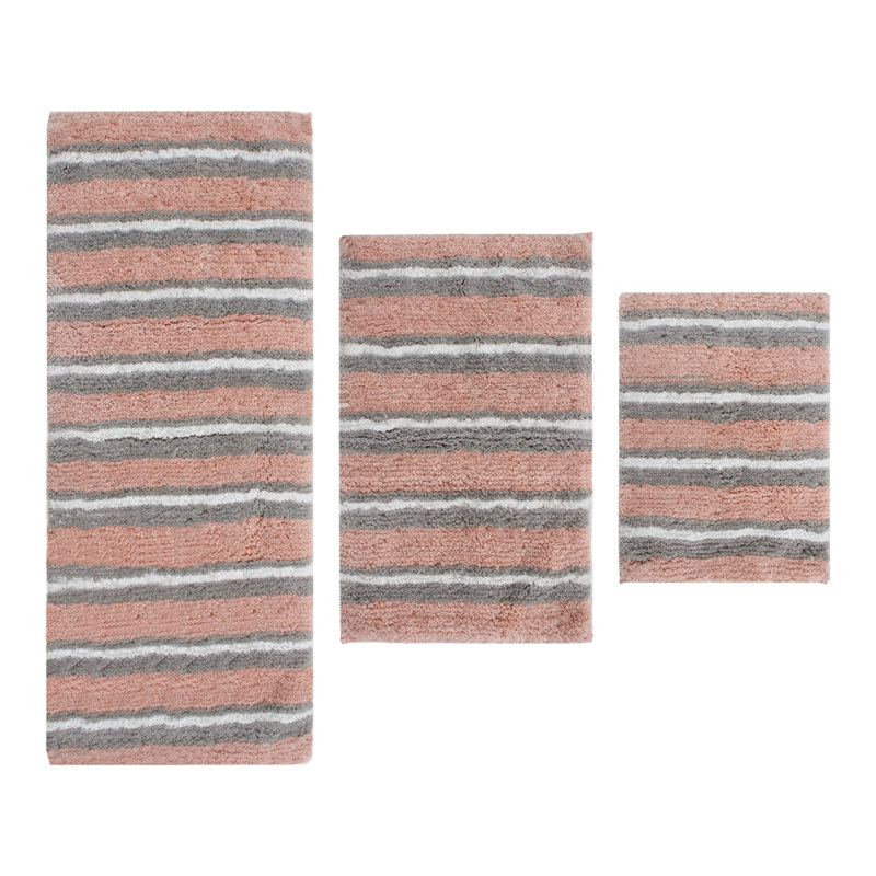 Amyr Non-Slip Bath Rug, Pink