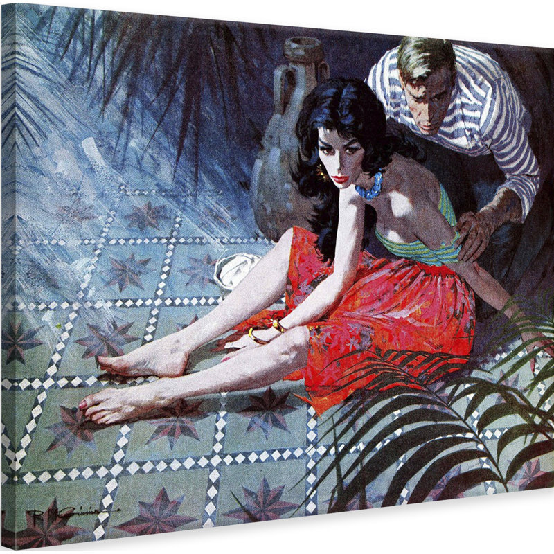 «Beauty is the Prise», reproduction sur toile tendue, H 24 po x l 29 po