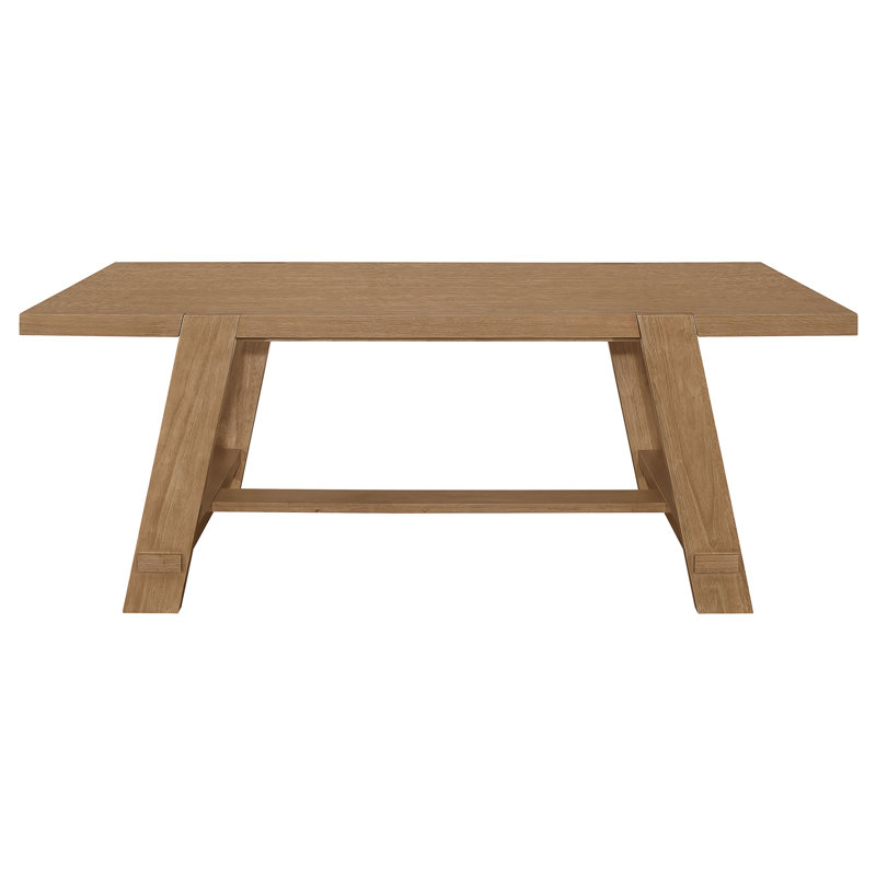 Rectangular Trestle Base Dining Table