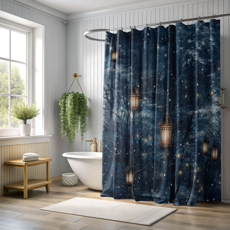 Rideaux de douche Winter Nights - Premium, H 74 po x l 71 po