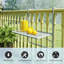 Square Metal Folding Outdoor Balcony Table , 60cm cm W 60cm cm D