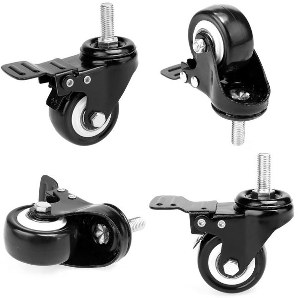 Homdox Swivel Lock Caster Wheels Office Chair - Wayfair Canada