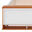 Lit plateforme double avec lit gigogne-427107570