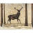 Rustic Deer Placemat - Roe Deer Winter Scene | Home Decor