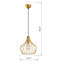 Luminaire suspendu en métal-965839025