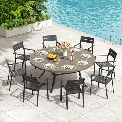 Round Patio Dining Set