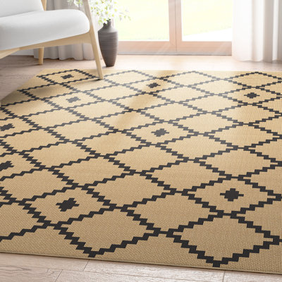  Tapis noir Well-Jute Akita