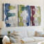 Toile teinte sur toile tendue - 3 pièces-345032892