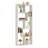 Modern Asymmetric Geometric Bookcase with Staggered Shelving, Horizontal or Vertical Placement-1839349832
