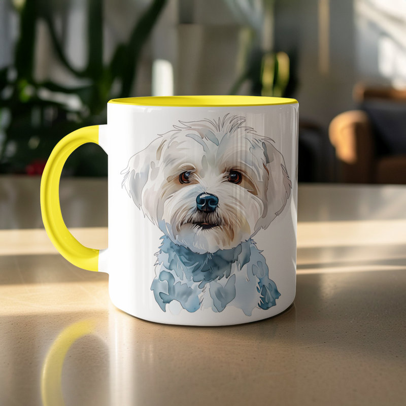 Mug, 1, Yellow