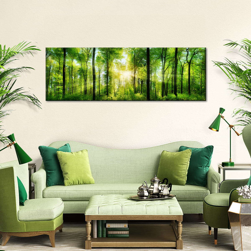 " Forest Panorama ", 10" H x 30" W 