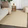 Striped Area Rug in Beige