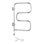 Elements Towel Warmer, Polished Chrome, Plug-in, 4 Bars