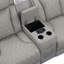 Canapé modulaire inclinable électrique de style moderne avec haut-parleur Bluetooth, éclairage DEL, structure en bois et en métal, fonction de massage-1054856238