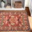 Tapis oriental rouge en laine touffeté à la main Armintha-1527626157