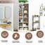 Garde-manger en métal durable - facile à assembler, polyvalent pour la cuisine, le salon, la chambre à coucher