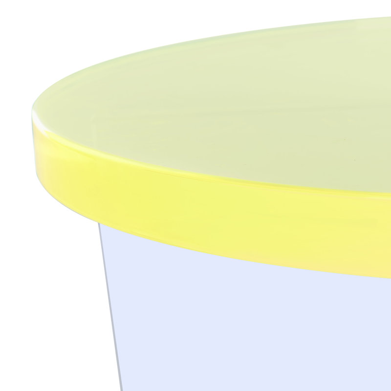 Table de bout Edwards, Jaune fluo