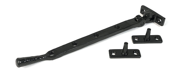 Hammered Newbury Stay, Black, 29.6cm H x 1.6cm W x 0.6cm D