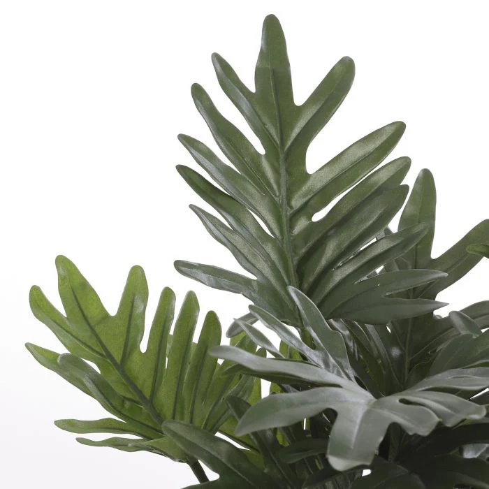 50cm Faux Philodendron Plant in Terracotta Pot
