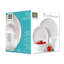 Service de table 16 pièces Gibson Home Ogalla, blanc, forme coupée