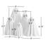 Figurines fantôme Kalalou - ensemble de 5 pièces de décoration festive