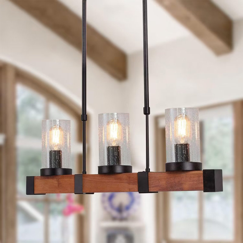 Caiman 3 - Light Farmhouse Chandelier