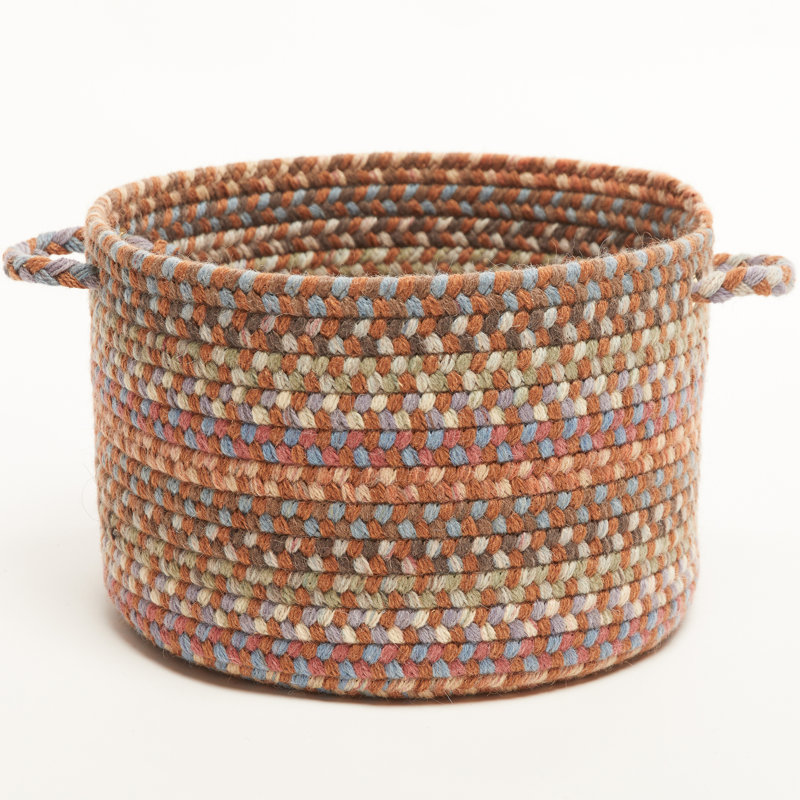 Panier en tissu Bar Harbor, H 10 po x l 14 po x P 14 po, 42 pintes, Brun pâle