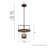  3 - Light Urn Pendant-79032425