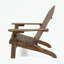 Chaises Adirondack en bois avec pieds robustes