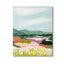 «Reeds & Distant Mountains», art mural sur toile par Grace Popp