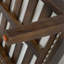 Ensemble de causeuse et de table d'extérieur, structure en bois d'acacia avec détails en corde, coussins beiges hydrofuges pour patio / cour arrière / terrasse-1816268024-1816268030