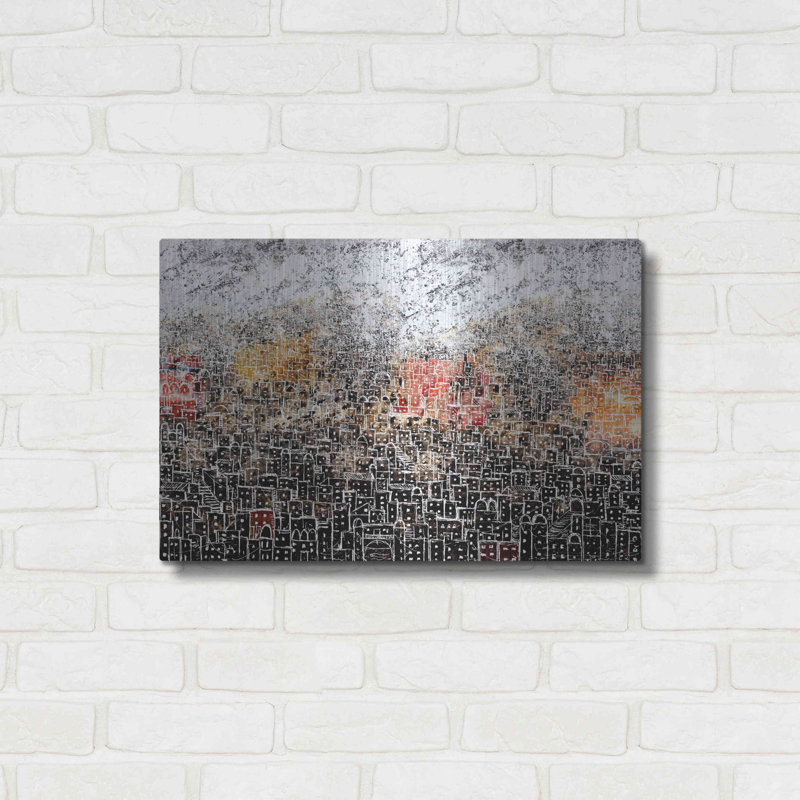 " WHITE CITY " by DB Waterman, 16" H x 24" W