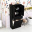 Armoire de rangement pour salle de bain avec deux paniers à linge amovibles, tablettes réglables et tiroir-115706780