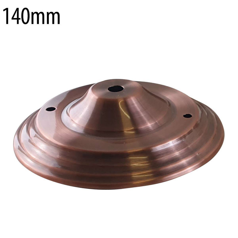 Halverson Ceiling Rose 140Mm Chandelier Ceiling Pendant Lamp Light Fitting Accessory DIY Lighting Kit, Copper