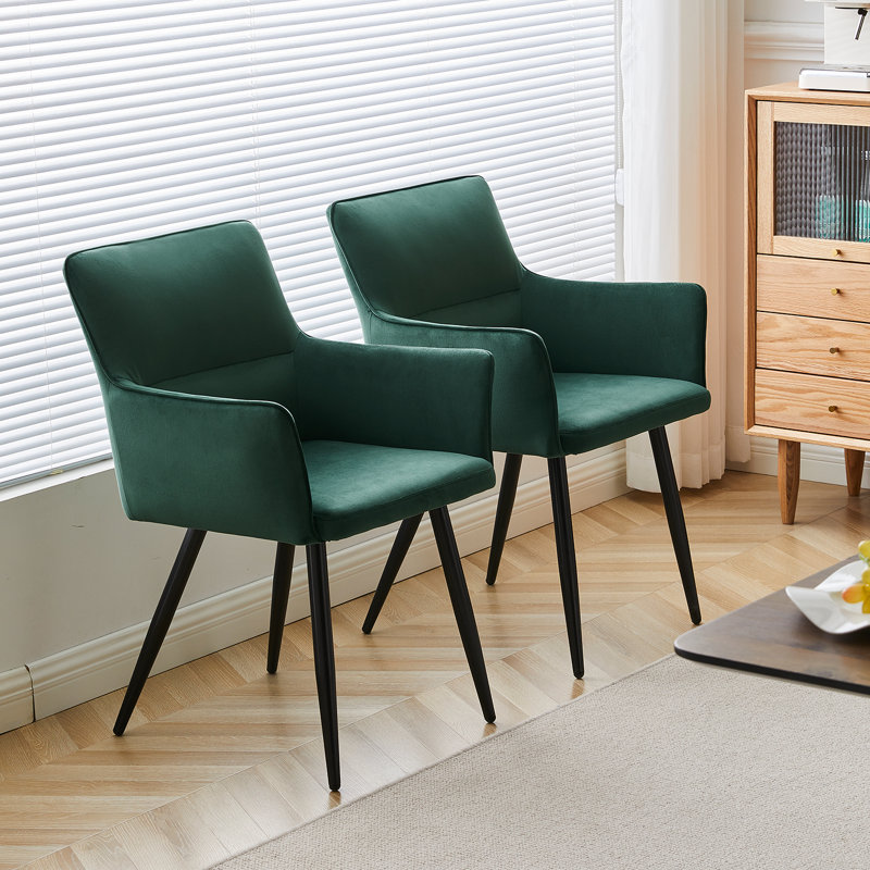 Barnong Upholstered Dining Chair, Green