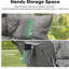 Chaise de camping pliante avec coussin