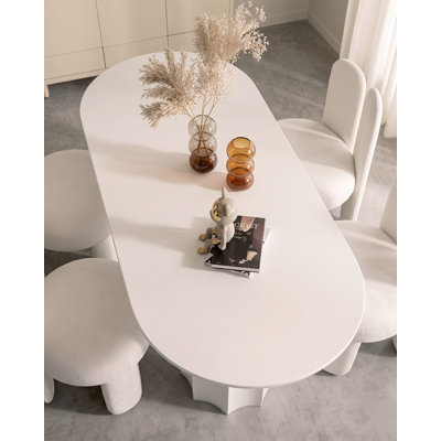Dining Table with Steel Base