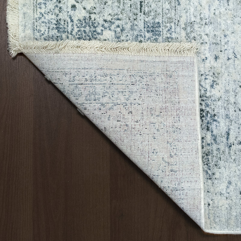 Newkirk Viscose Oriental Indoor Rug, Rectangle 7'8" x 10'7"