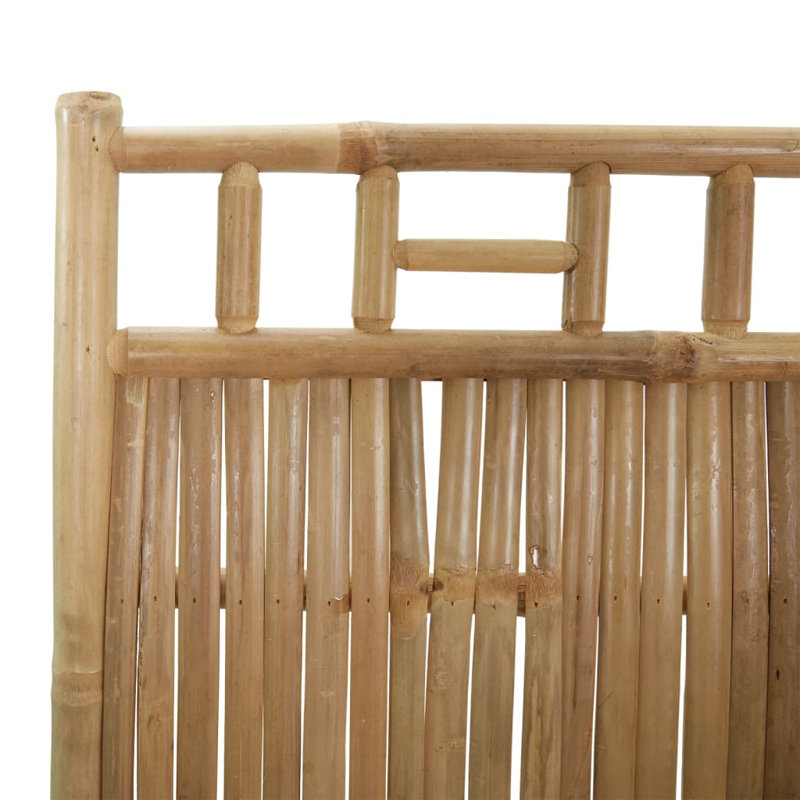 Paravent en bambou 78,7 po x 70,9 po, 5, H 70,9 po x l 78,7 po