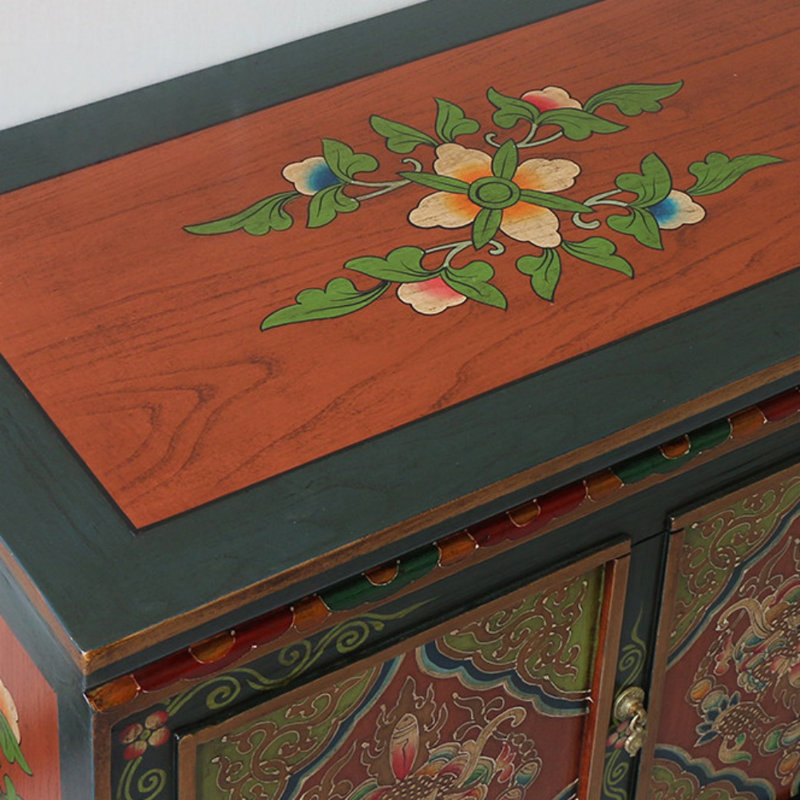 Painted Creative TV Stand