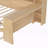 Wooden Daybed with Storage Shelves, Multi-functional Bed with Trundle Bed and Study Desk-697993032-697993033